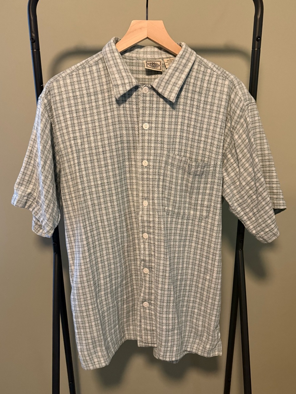 Vintage Intrinsic Y2K Plaid Button Up | L